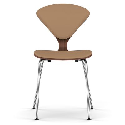 Cherner Chair Company Cherner Seat and Back Upholstered Metal Base Chair - 