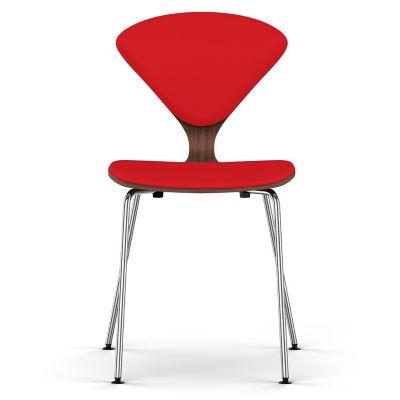 Cherner Chair Company Cherner Seat and Back Upholstered Metal Base Chair - 