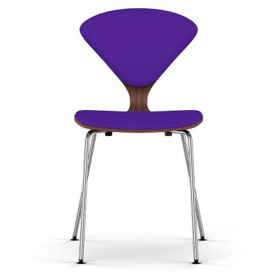 Cherner Chair Company Cherner Seat and Back Upholstered Metal Base Chair - 