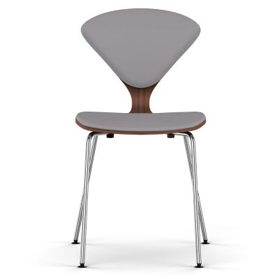 Cherner Chair Company Cherner Seat and Back Upholstered Metal Base Chair - 