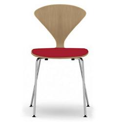 Cherner Metal Base Chair with Seat Pad
