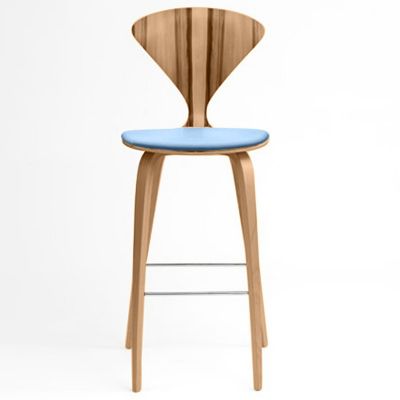 Cherner Chair Company Cherner Stool with Seat Pad - Color: Wood tones - Siz