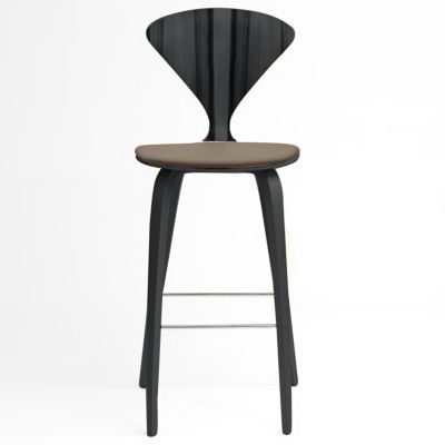 Cherner Chair Company Cherner Stool with Seat Pad - Color: Wood tones - Siz