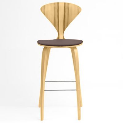 Cherner Chair Company Cherner Stool with Seat Pad - Color: Wood tones - Siz