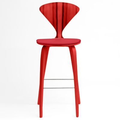 Cherner Chair Company Cherner Stool with Seat Pad - Color: Wood tones - Siz