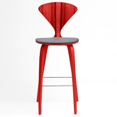 Cherner Chair Company Cherner Stool with Seat Pad - Color: Wood tones - Siz