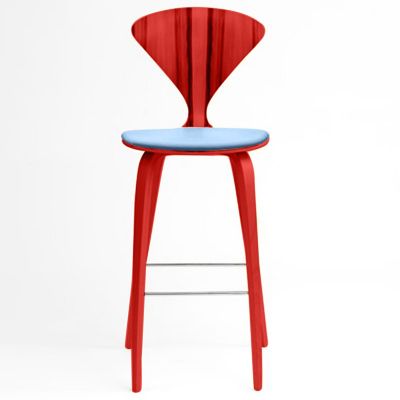 Cherner Chair Company Cherner Stool with Seat Pad - Color: Wood tones - Siz