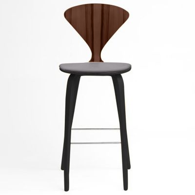 Cherner Chair Company Cherner Stool with Seat Pad - Color: Wood tones - Siz