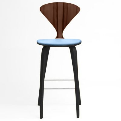 Cherner Chair Company Cherner Stool with Seat Pad - Color: Wood tones - Siz