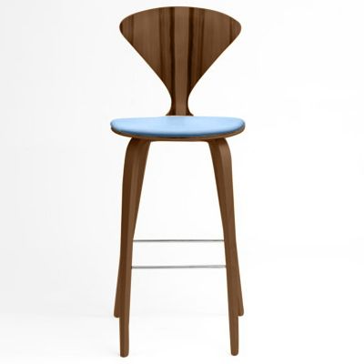 Cherner Chair Company Cherner Stool with Seat Pad - Color: Wood tones - Siz