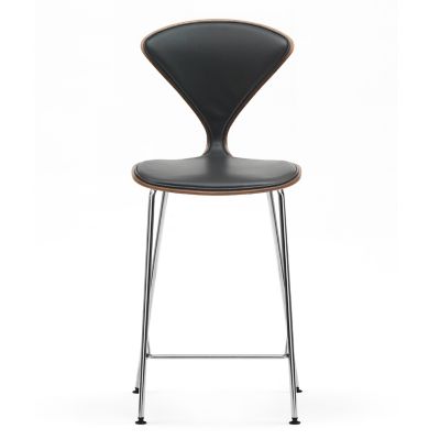 Cherner One Piece Upholstered Metal Base Stool