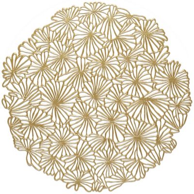 Chilewich Pressed Daisy Placemat - Color: Brown - 100716-002