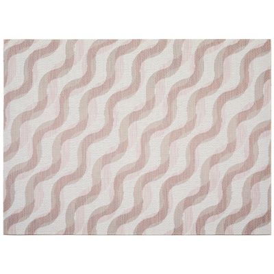 Chilewich Twist Woven Floor Mat - Color: Beige - Size: 23 x 36 - 20085