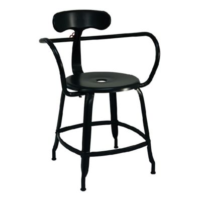 Chaises Nicolle The Nicolle Armchair Dining Chair in Black