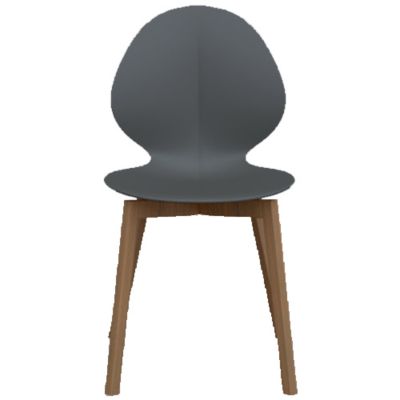 Basil W Chair - Color: Grey - Calligaris CS134800020101600000000