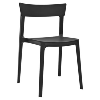 Calligaris Skin Armless Stacking Chair - Waterproof - Color: Black - CS1391