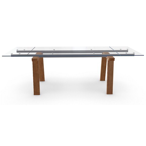 Calligaris Levante Extending Table - Color: Clear - Size: 63 - CS4091021