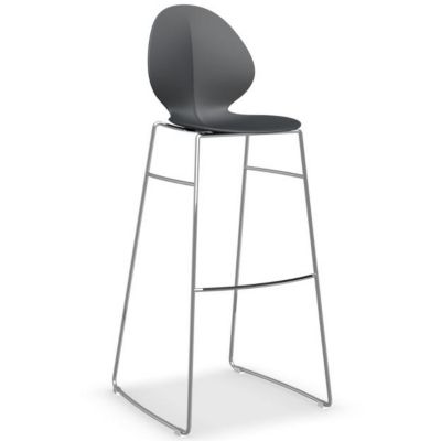 Calligaris Basil Stool - Color: Grey - Size: Barstool - CS13550000770160000