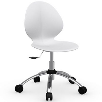 Calligaris Basil Swivel Chair - Color: White - CS136600007709400000000
