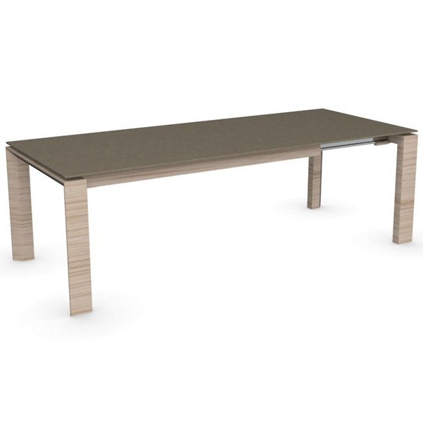 CLG1743895 Calligaris Omnia Glass Extension Table - Color: Be sku CLG1743895