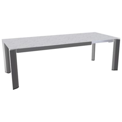 Calligaris Delta Extending Table 70X39 - Color: White - CS409704102C0160160