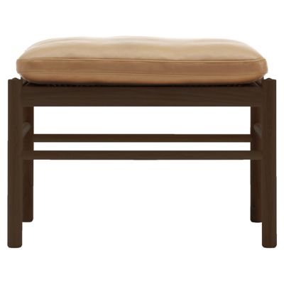 Carl Hansen OW149-F Colonial Footstool - Color: Brown - OW149F -WAL OIL -SI