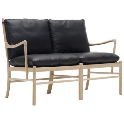 CLH633950 Carl Hansen OW149-2 Colonial Sofa - Color: Black - sku CLH633950