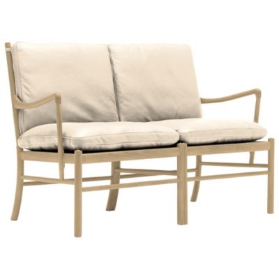 Carl Hansen OW149-2 Colonial Sofa - Color: Cream - OW149-2 -OAK LAQ -SIF 90