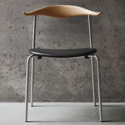 Carl Hansen CH88P Side Chair - Color: Beige - CH88P- THOR 301- BEECH- LAQ- 