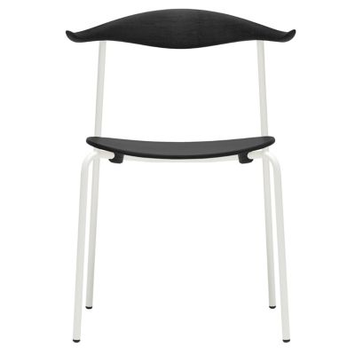 Carl Hansen CH88T Chair - Color: Black - CH88T- BLK OAK- NAT WHT