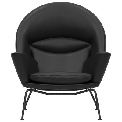 Carl Hansen CH468 Oculus Lounge Chair - Black Edition - CH468 - Thor 301 - 