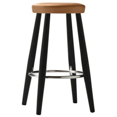 Carl Hansen CH58 Barstool - Color: Wood tones - CH58-OAK BLK-SIF 95