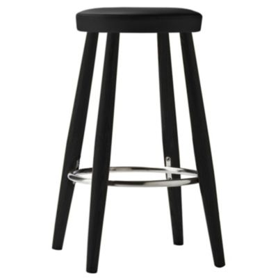 Carl Hansen CH58 Barstool - Color: Wood tones - CH58-OAK BLK-SIF 98