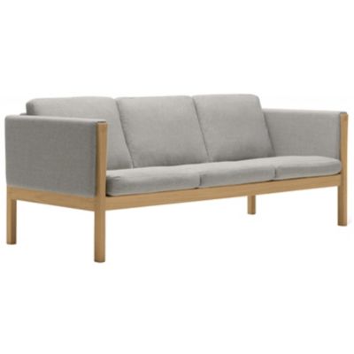 Carl Hansen CH163 Sofa - Color: Grey - CH163-OAK OIL-HALLINGDAL 65 130