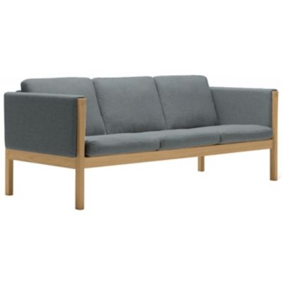 Carl Hansen CH163 Sofa - Color: Grey - CH163-OAK OIL-DM 170