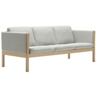 Carl Hansen CH163 Sofa - Color: Grey - CH163-OAK SOAP-DM 120