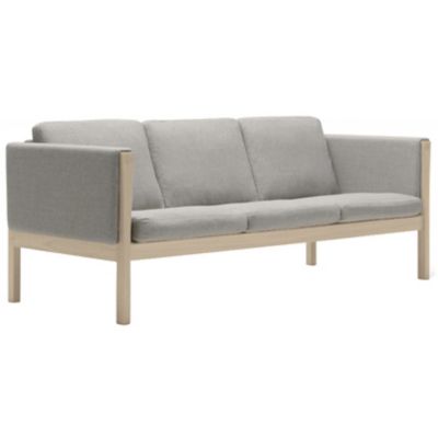 Carl Hansen CH163 Sofa - Color: Grey - CH163-OAK WHT OIL-HALLINGDAL 65 130