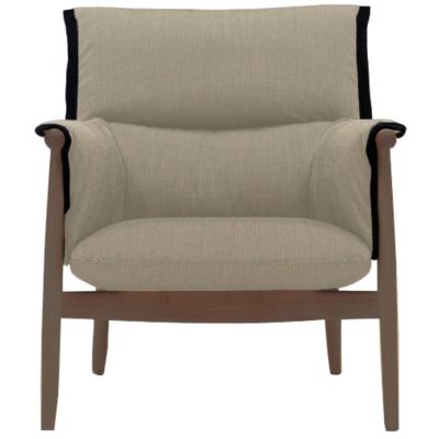 Carl Hansen E015 Embrace Lounge Chair - Color: Brown - E015-WAL LAQ-HALLING