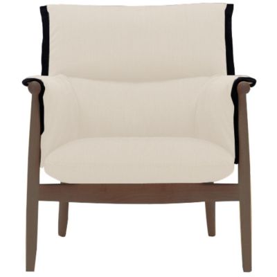 Carl Hansen E015 Embrace Lounge Chair - Color: Brown - E015-WAL OIL-SIF 90