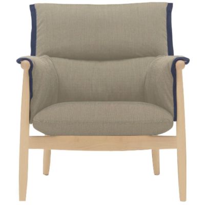 Carl Hansen E015 Embrace Lounge Chair - Color: Brown - E015-OAK WHT OIL-HAL