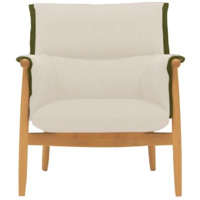 Carl Hansen E015 Embrace Lounge Chair - Color: Brown - E015-OAK LAQ-SIF 90