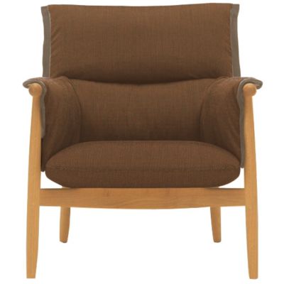 Carl Hansen E015 Embrace Lounge Chair - Color: Brown - E015-OAK LAQ-SIF 95