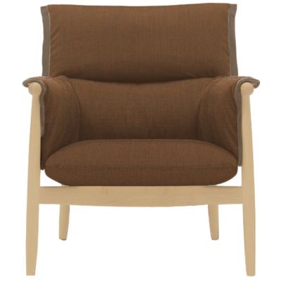 Carl Hansen E015 Embrace Lounge Chair - Color: Brown - E015-OAK SOAP-SIF 95