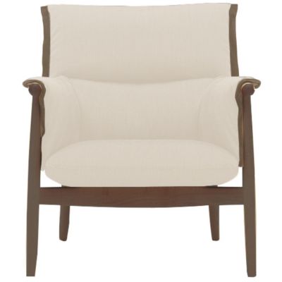 Carl Hansen E015 Embrace Lounge Chair - Color: Brown - E015-WAL LAQ-SIF 90