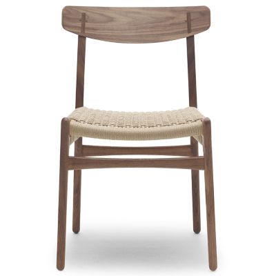 Carl Hansen CH23 Dining Chair - Color: Brown - CH23 - OAK WAL OIL - NATURAL