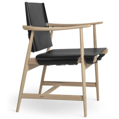 Carl Hansen BM1106 Hunstman Chair - Color: Black - BM1106 - NTRL - STL - WH