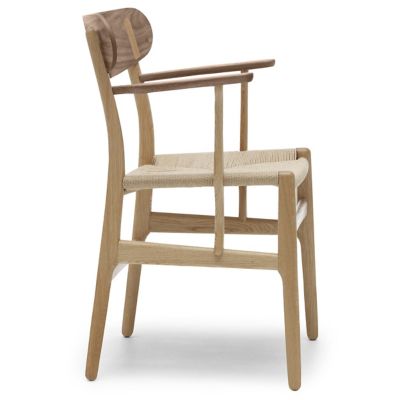 Carl Hansen CH26 Armchair - Color: Beige - CH26 - NAT PPR - OIL OAK WAL