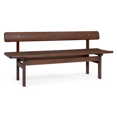 Carl Hansen BM0699 Asserbo Bench with Backrest - Color: Brown - BM0699 - EU