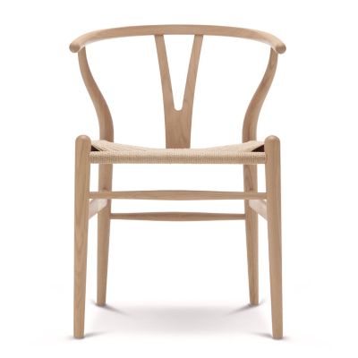 Carl Hansen CH24 Wishbone Chair - Color: Beige - CH24 -NATURAL-OAK-OIL