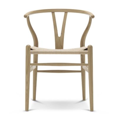 CLH547755 Carl Hansen CH24 Wishbone Chair - Color: Beige - C sku CLH547755